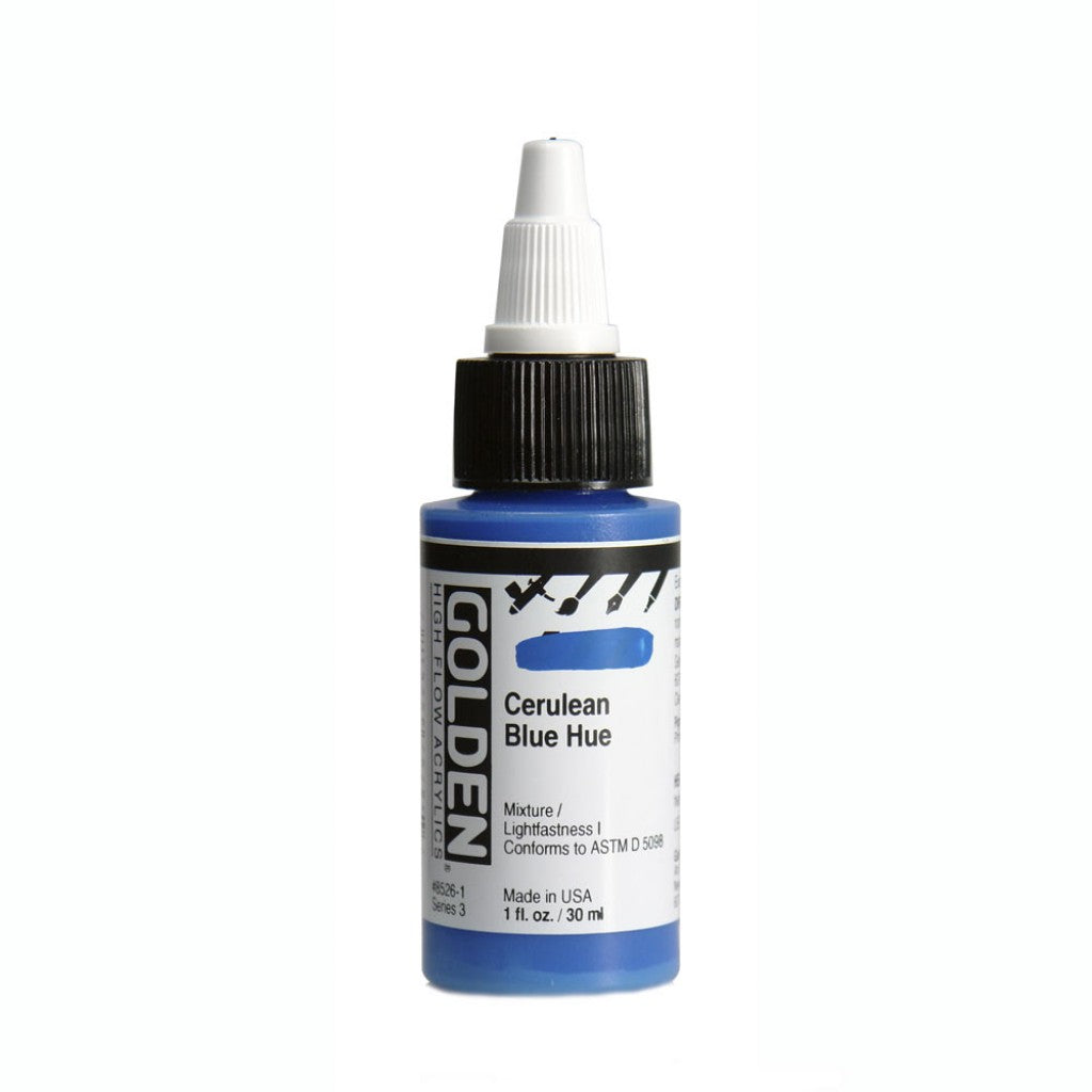 Golden High Flow Acrylics 30ml - Cerulean Blue Hue
