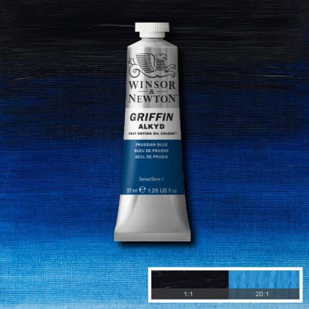 W&N - Griffin Alkyd 37ml - 538 Prussian Blue