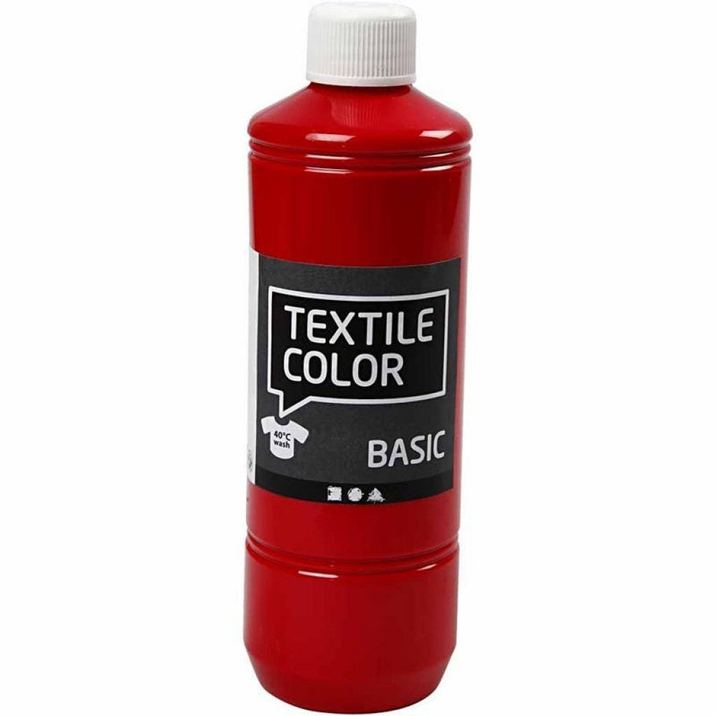 Textil Color - Rød, 500ml