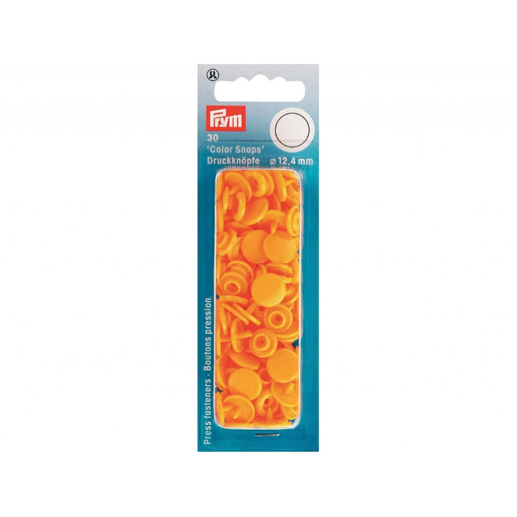 Prym Non-sew Color Snaps - Ø12.4 - Gul