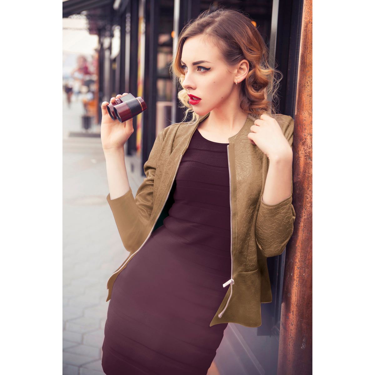 Dylon Pod Tekstilfarge - Plum Red