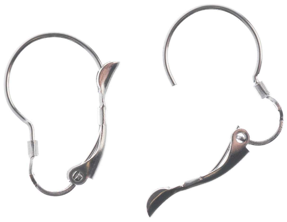 Rustfritt Stål Ørekroker Lukket, 10stk - 21mm