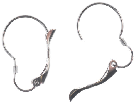 Rustfritt Stål Ørekroker Lukket, 10stk - 21mm