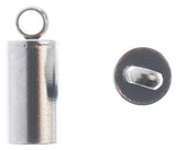 Rustfritt Stål Endestykke, 10stk - 8x4.5mm