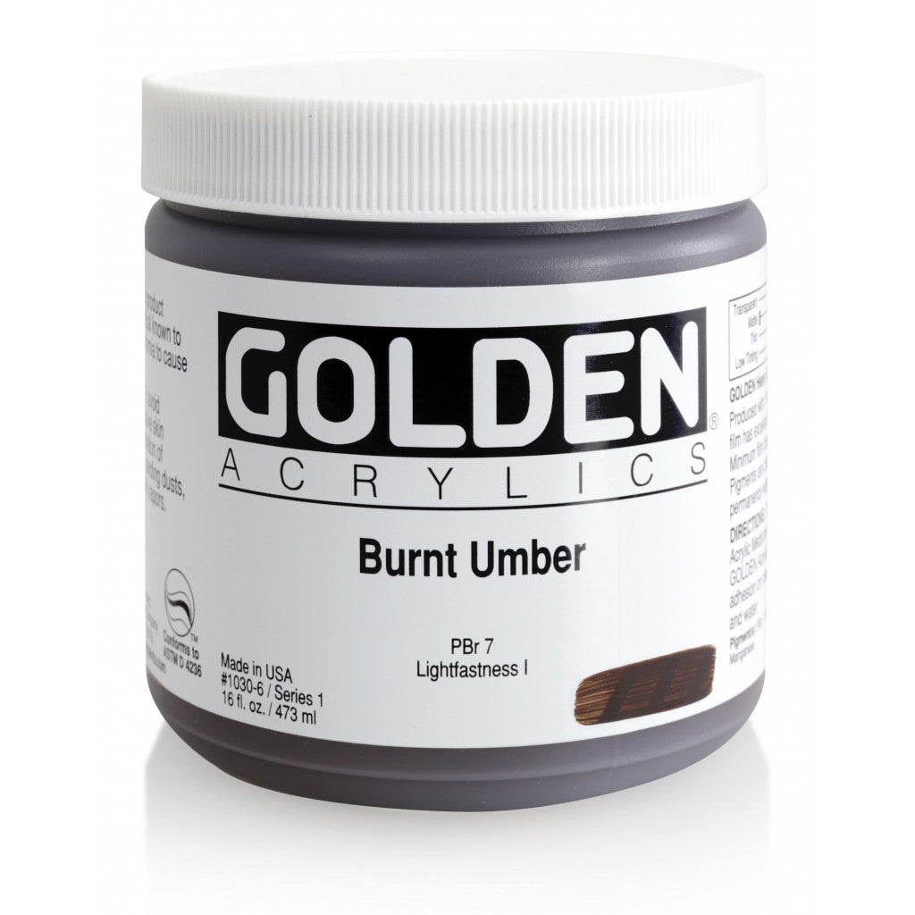 Golden - Heavy Body 473ml - 1030-6 Burnt Umber