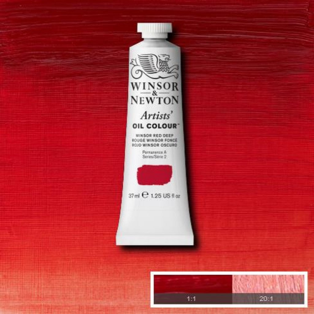 W&N - Artists Oil 37ml - 725 Winsor Red Deep
