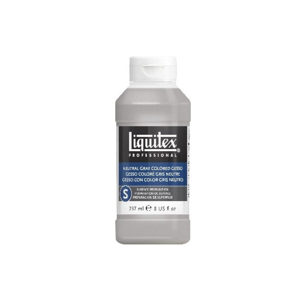 Liquitex Gesso - Grey, 237 ml