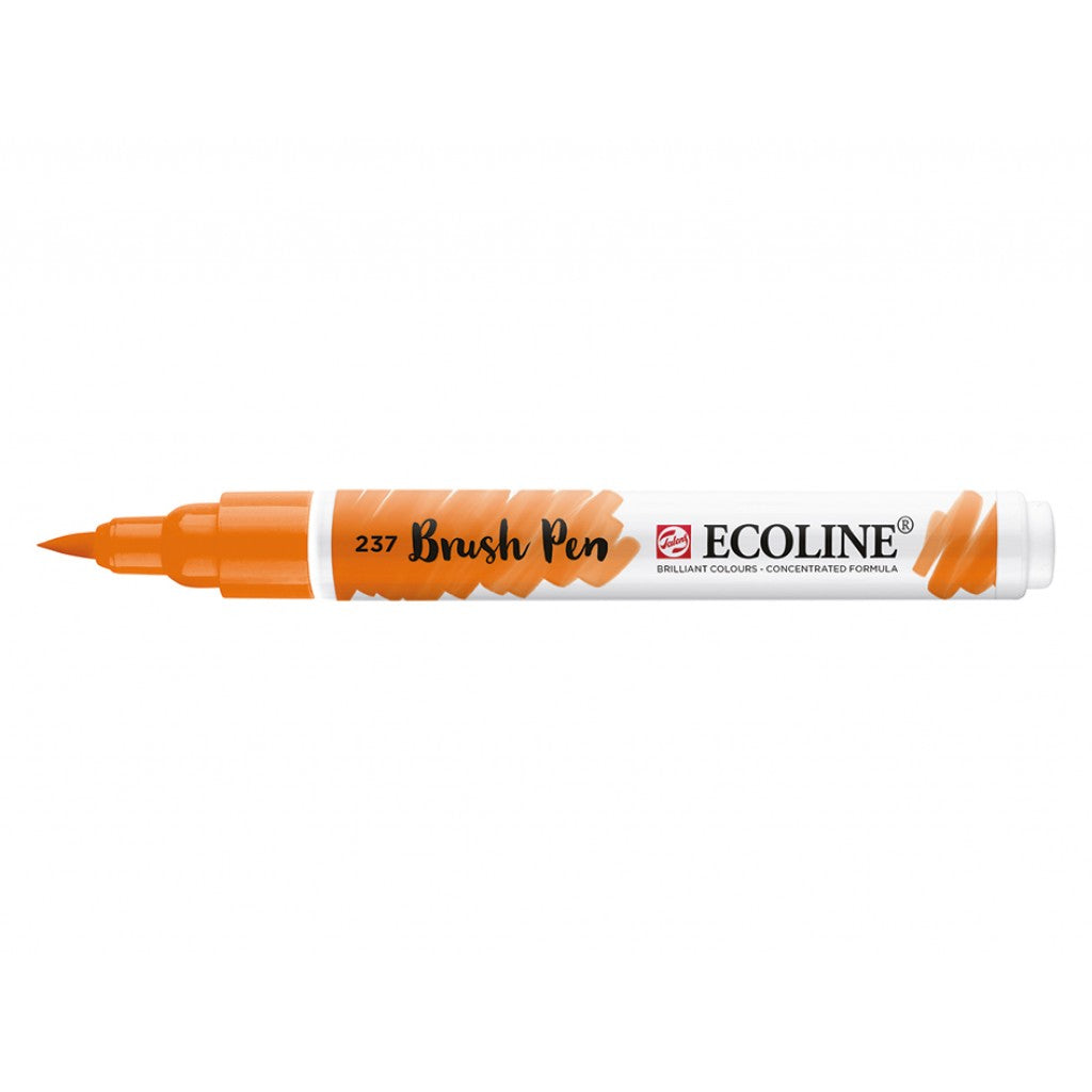 Talens Ecoline Brush Pen - 237 Deep Orange