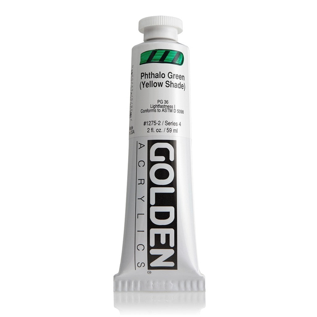 Golden - Heavy Body 59ml - 1275-2 Phthalo Green (Yellow Shade)