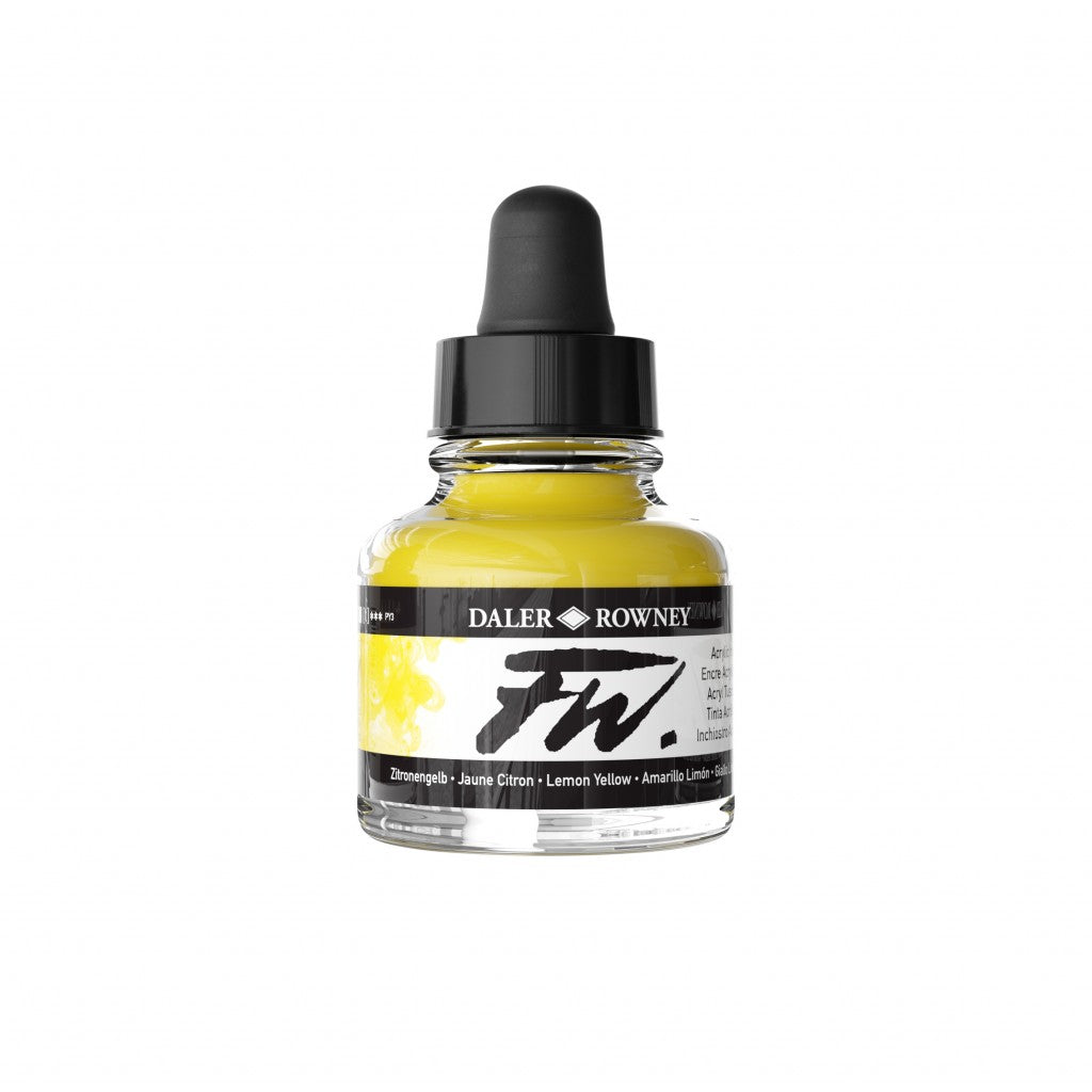 Daler Rowney - FW Ink 29,5ml - 651 Lemon Yellow
