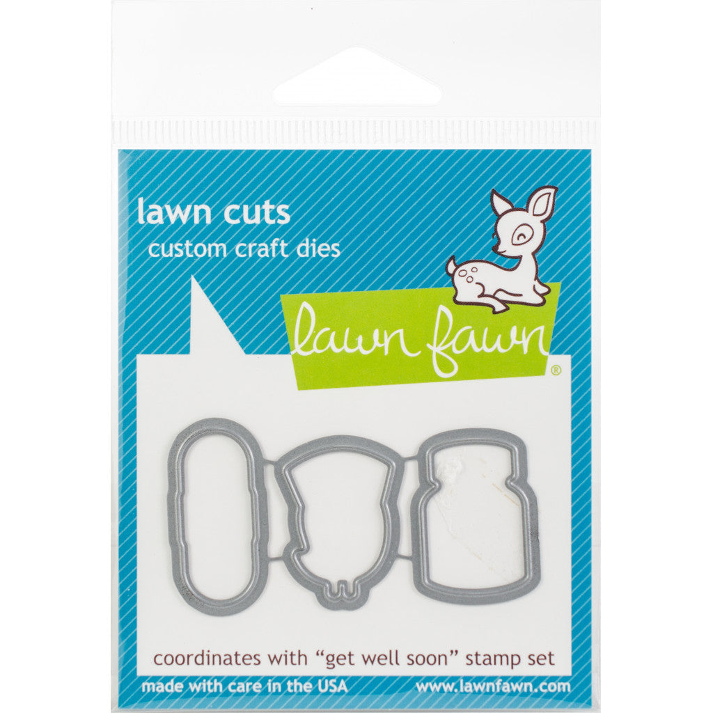 Lawn Cuts Die - Get Well Soon