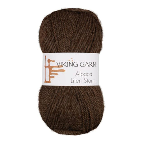Alpaca Liten Storm - 708 Brun - HobbyHimmelen