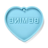 Silikonform 63x70x7mm - Anheng Hjerte Be Mine
