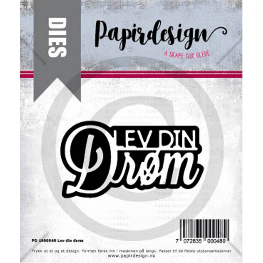 Papirdesign - Die Lev din drøm