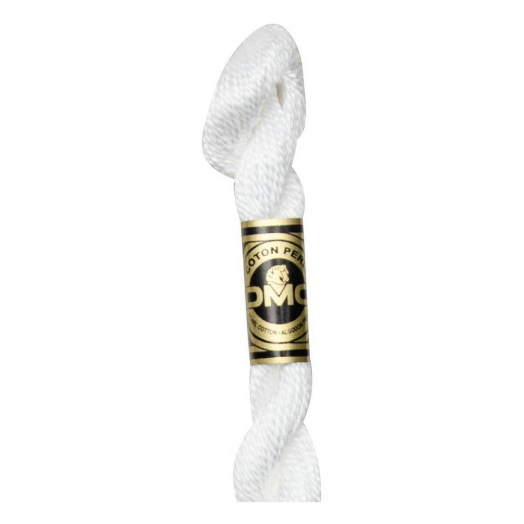 Perlegarn No5, Hardanger 25g - Blanc