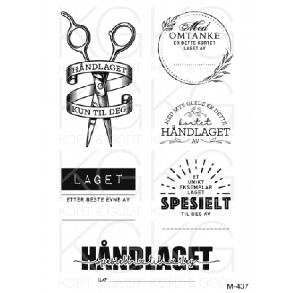 Kort & Godt Stempel - Håndlaget kun ti deg