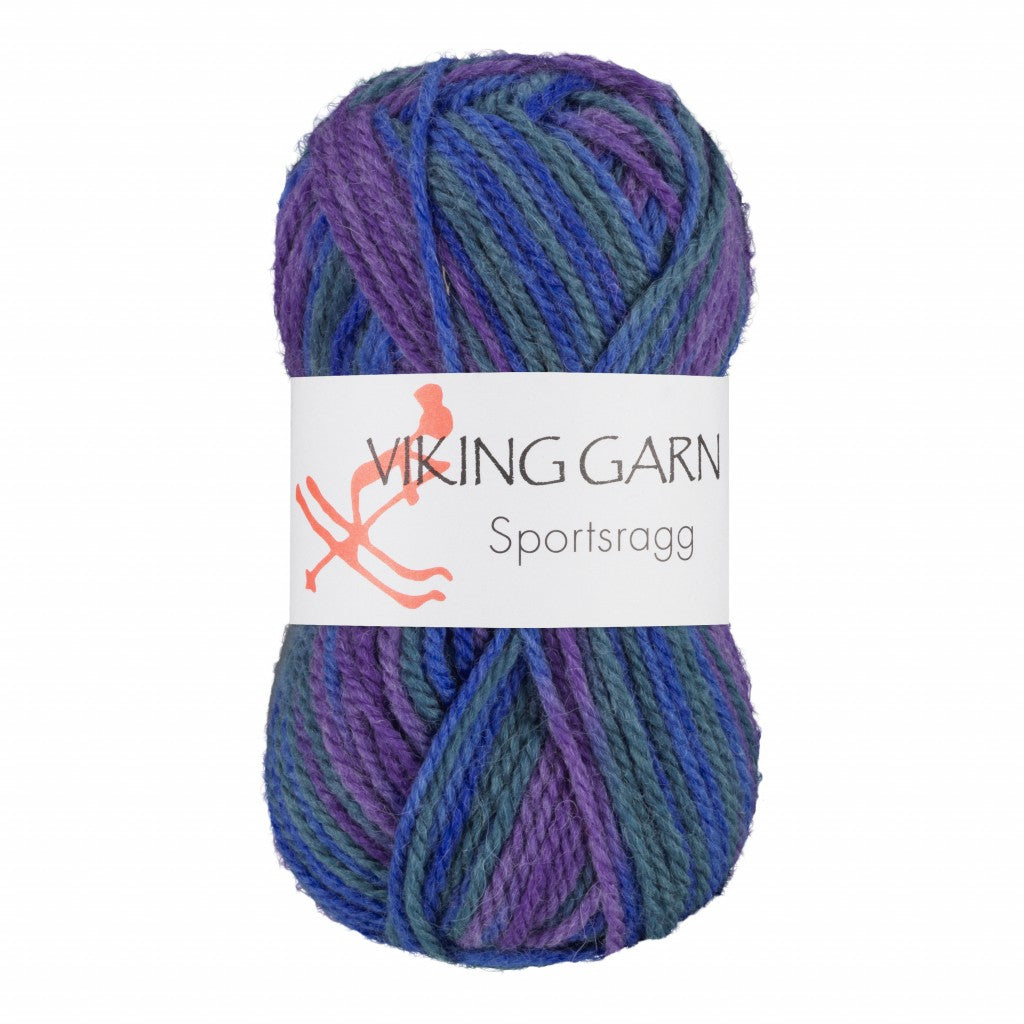 Viking Sportsragg - 571 Multi lilla/blå