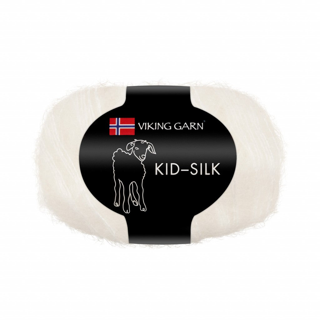 Kid-Silk - 300 Hvit