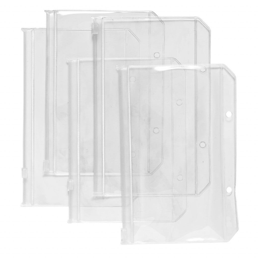 Strikkepinne-mappe, Ekstra Plastlommer 5-Pakning