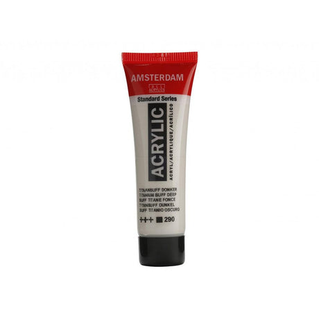 Amsterdam Standard 20ml - 290 Titanium Buff Deep - HobbyHimmelen