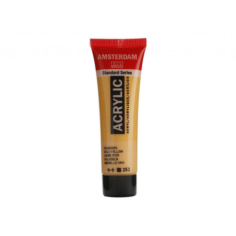 Amsterdam Standard 20ml - 253 Gold Yellow - HobbyHimmelen