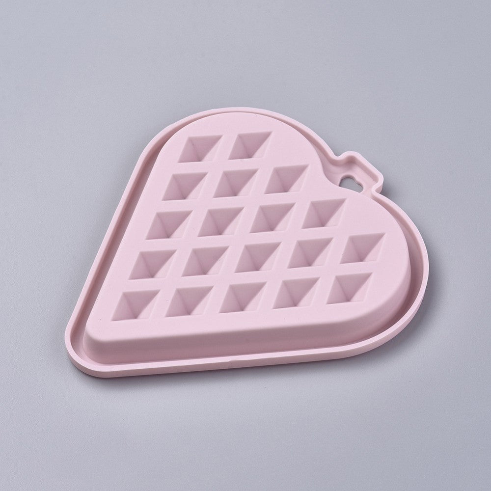 Silikonform - Vaffelhjerte