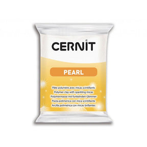 Cernit Polymerleire Pearl 56g -  85 Pearl White - HobbyHimmelen