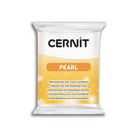 Cernit Polymerleire Pearl 56g -  85 Pearl White - HobbyHimmelen
