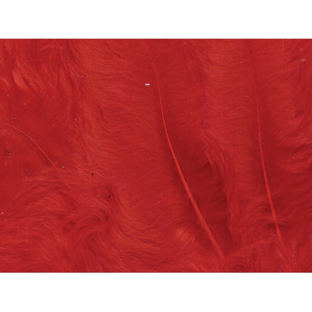 Fjær 15 stk Rød