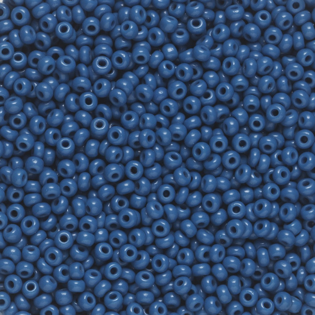 Rocaillesperle 9/0 - Petrol Opak