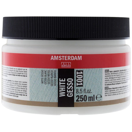 Amsterdam Gesso White 1001 - 250ml - HobbyHimmelen