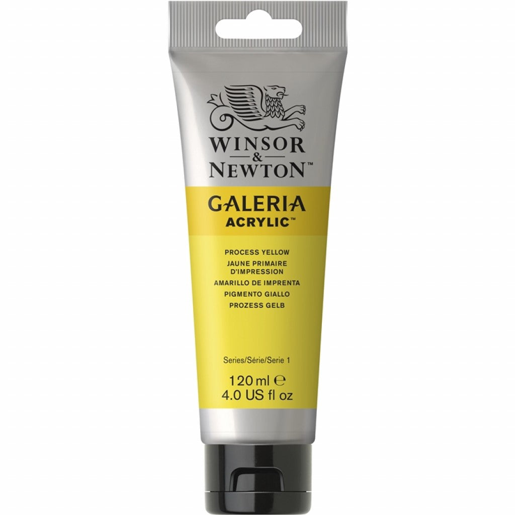 W&N - Galeria Acrylic 120ml - 537 Process Yellow