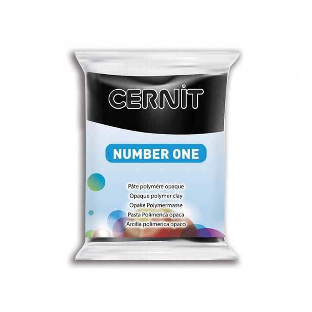 Cernit Number One 56g - 100 Sort - HobbyHimmelen