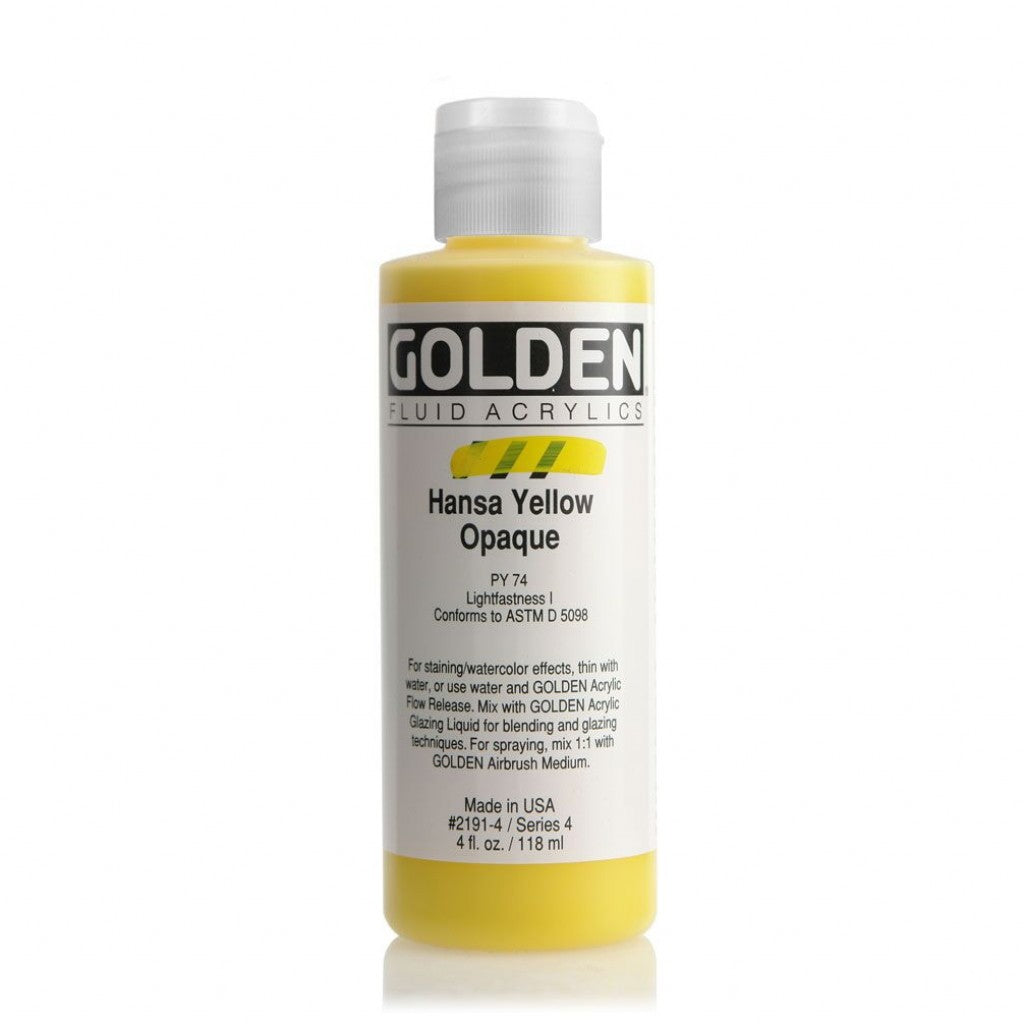 Golden - Fluid 118ml - 2191-4 Hansa Yellow Opaque