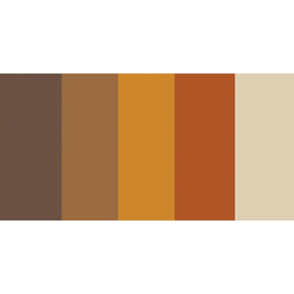Quilling Paper, 3mm, 100stk - Browns (5 Colors)