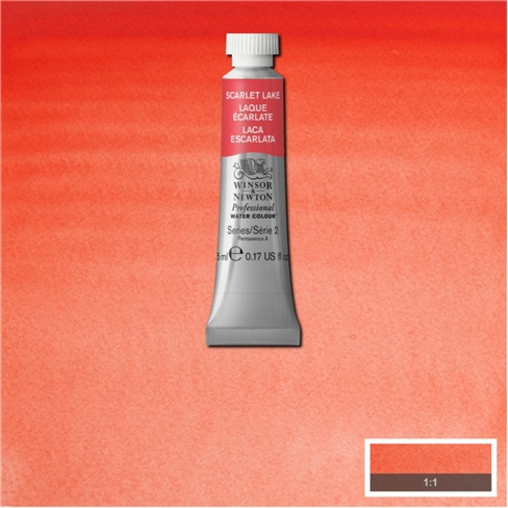 W&N - Artists Water Colour 5ml - 603 Scarlet Lake