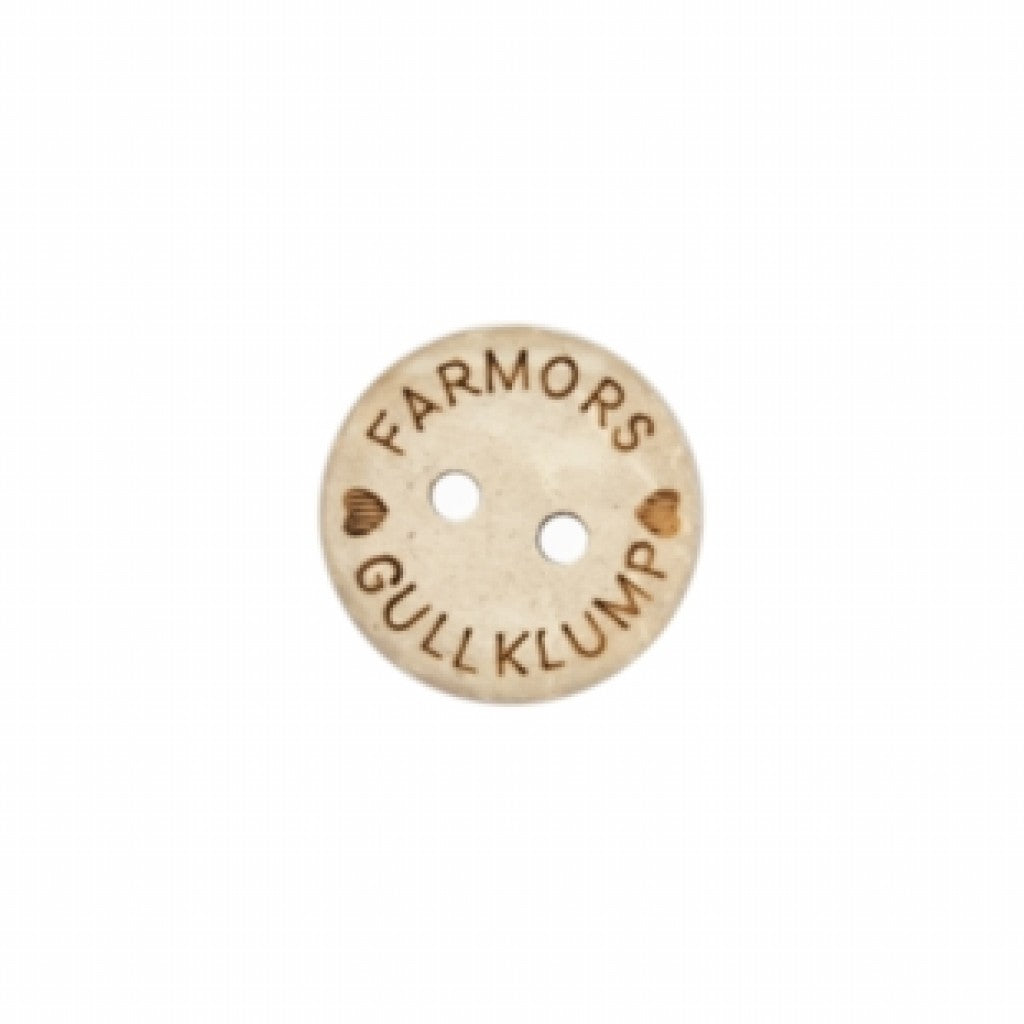 Knapp – Farmors gullklump 15mm 0625 - KN469
