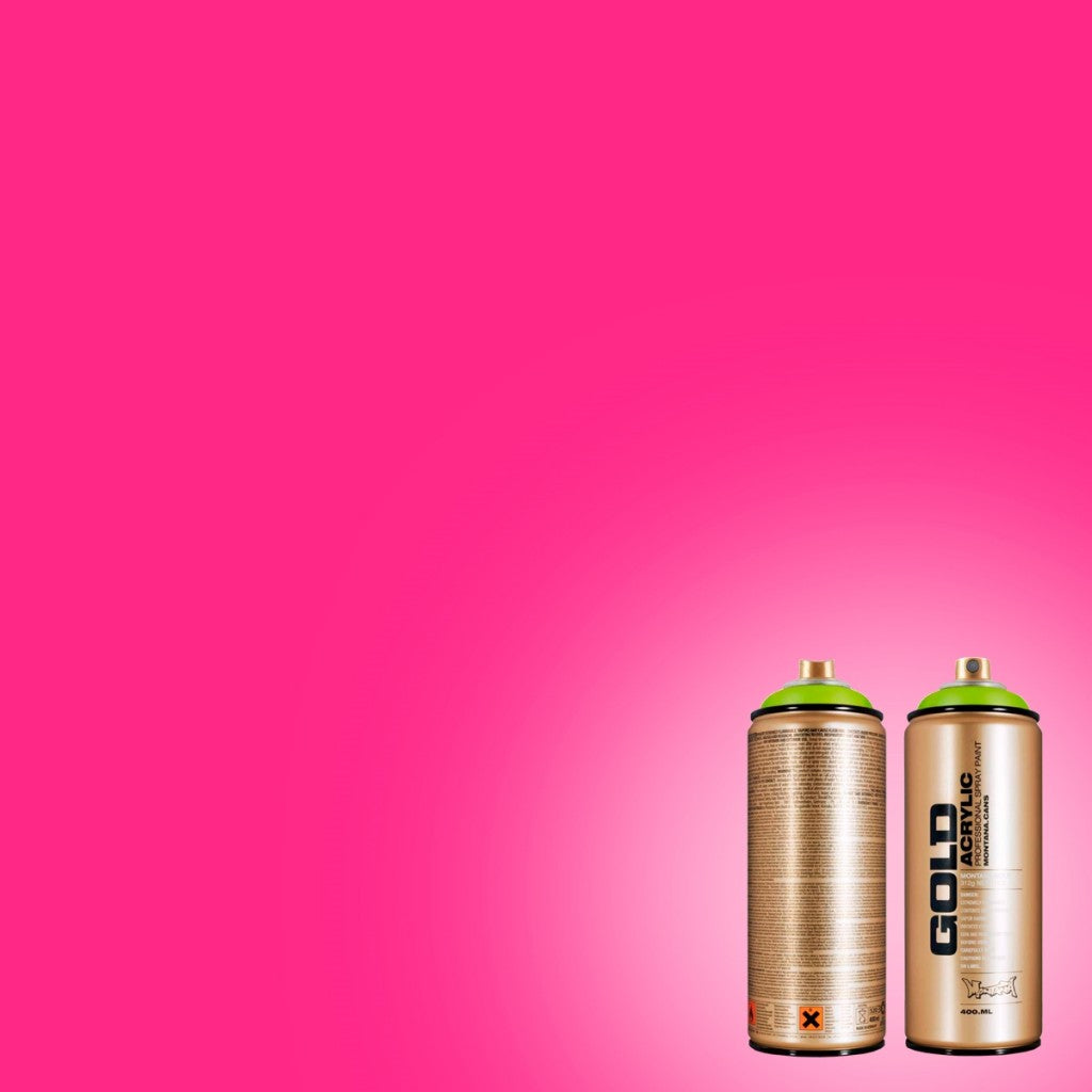 Montana - Gold 400ml - F4000 Fluorescent Gleaming Pink