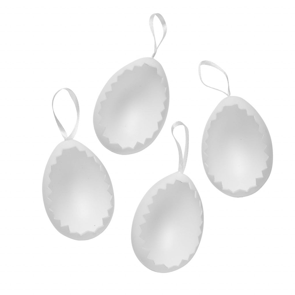 Plastegg 4 Stk. Halvdeler