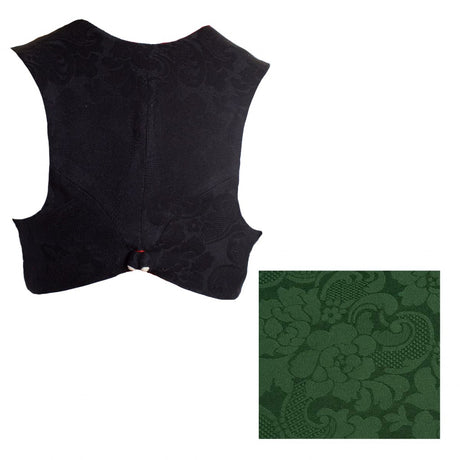 Materialpakke til Damevest Vest Agder - Ulldamask Grønn