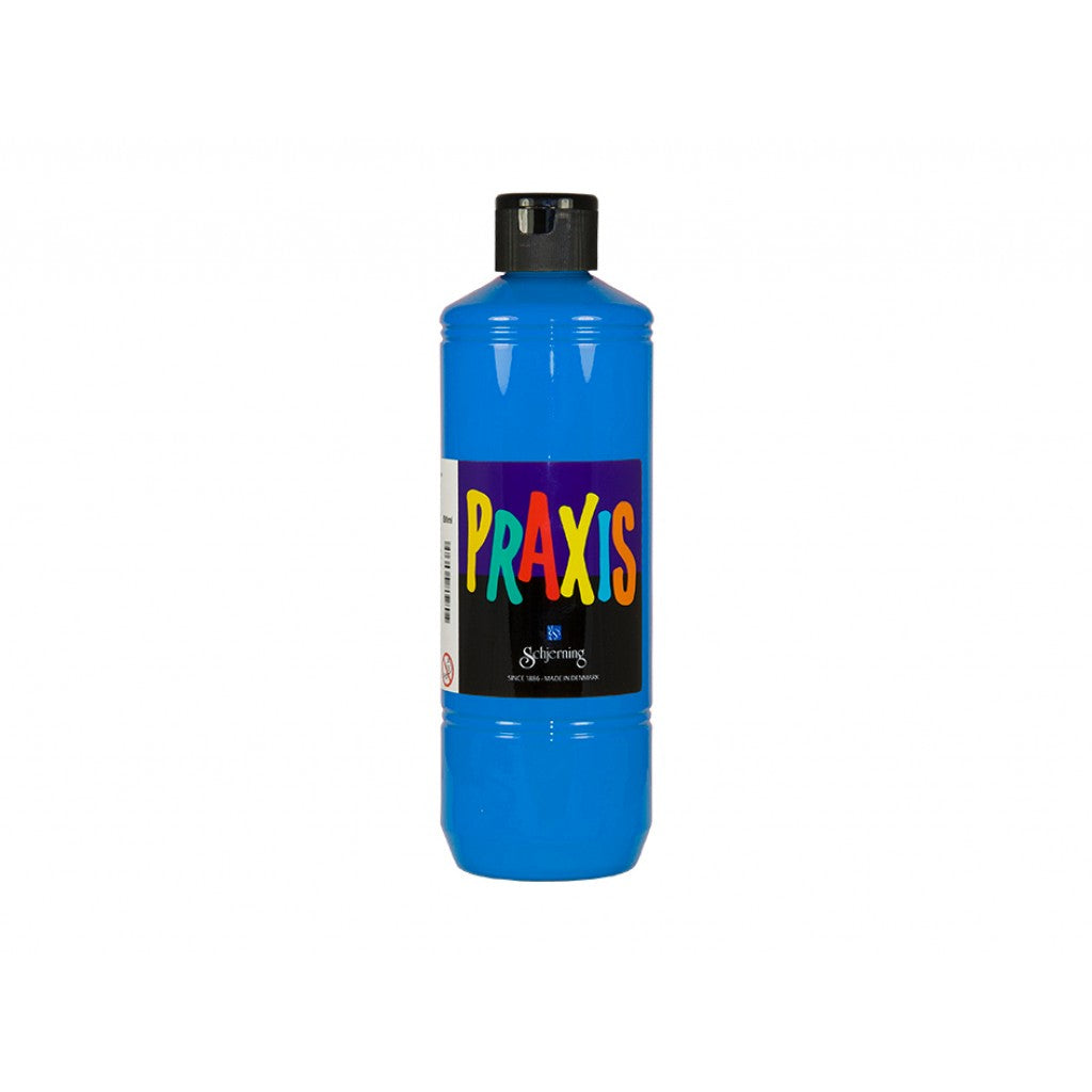 Schjerning Praxis Skolefarge 500ml - 2323 Primærblå