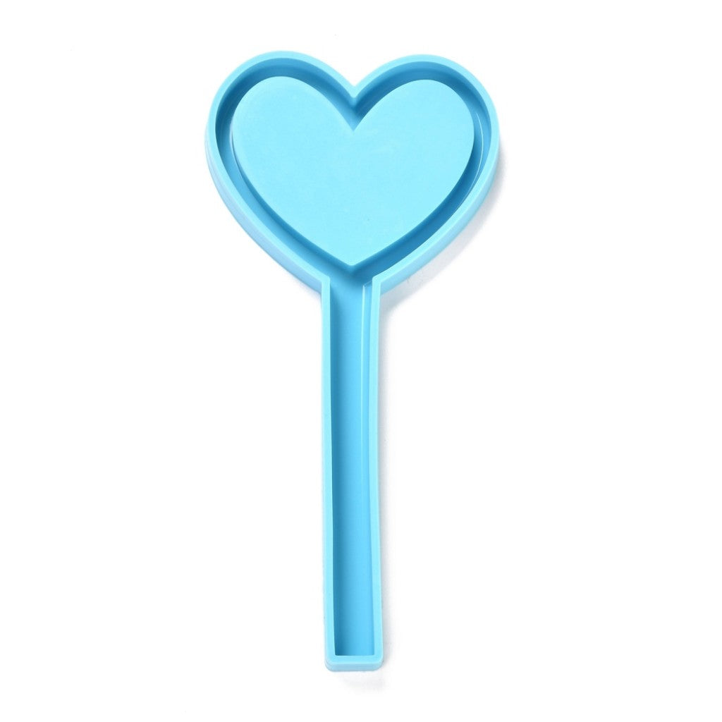 Silikonform 172x80x10mm - Hjerte på Stilk