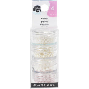 Color Pour Resin Mix-Ins - Beads Colorful 4stk - HobbyHimmelen