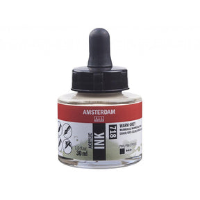 Amsterdam Ink 30ml - 718 Warm Grey - HobbyHimmelen