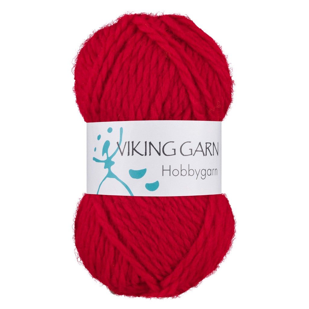 Viking Hobbygarn - 950 Rød