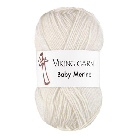 Baby Merino - 200 Hvit - HobbyHimmelen