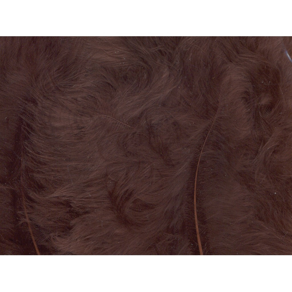 Fjær 15 stk Brun