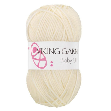 Baby Ull - 302 Naturhvit - HobbyHimmelen