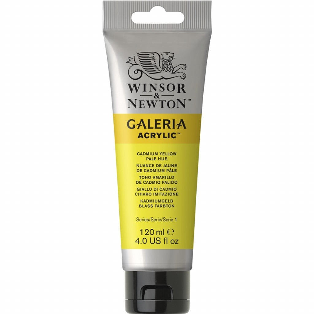 W&N - Galeria Acrylic 120ml - 114 Cadmium Yellow Pale Hue