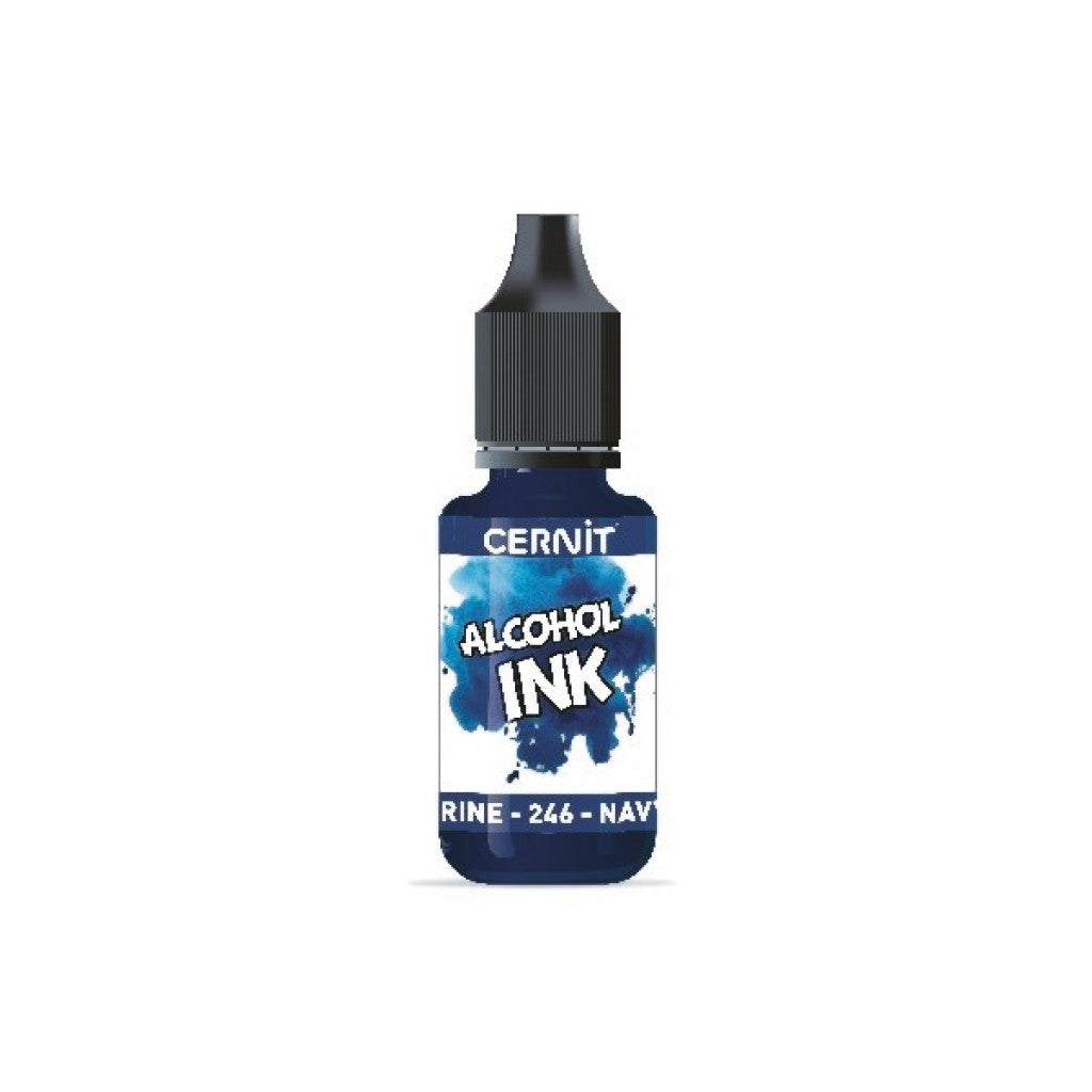 Cernit Alcohol Ink 20ml - 246 Navy Blue
